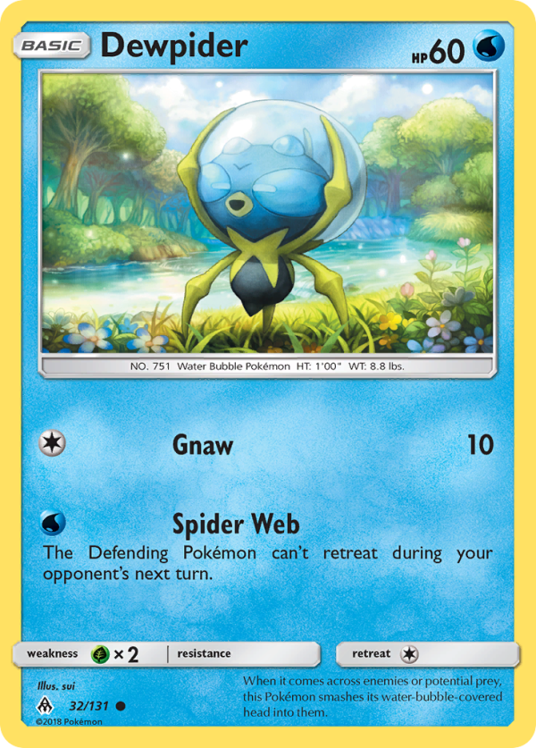 Dewpider (32 131) [Sun & Moon: Forbidden Light] Online now