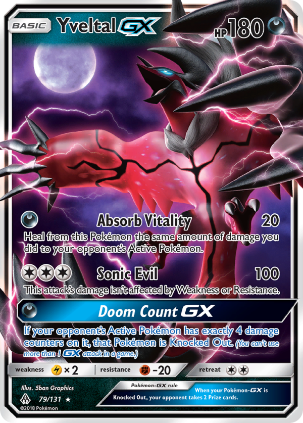 Yveltal GX (79 131) [Sun & Moon: Forbidden Light] Online Sale