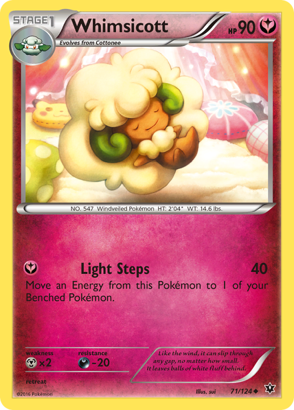 Whimsicott (71 124) [XY: Fates Collide] on Sale