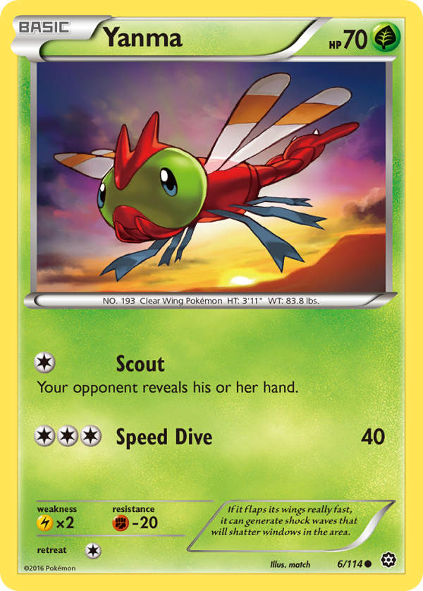 Yanma (6 114) [XY: Steam Siege] Supply