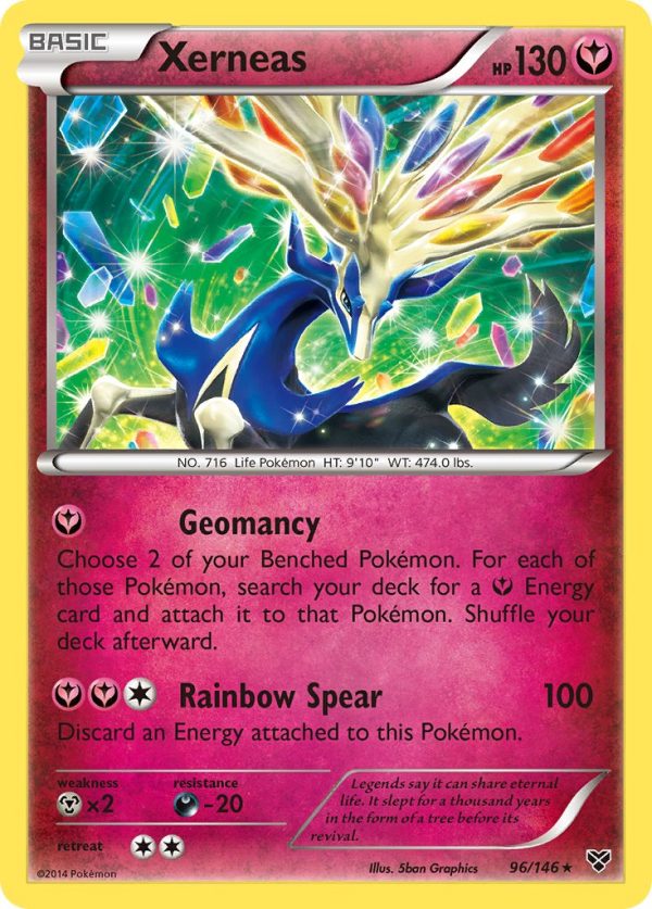 Xerneas (96 146) (Theme Deck Exclusive) [XY: Base Set] Supply