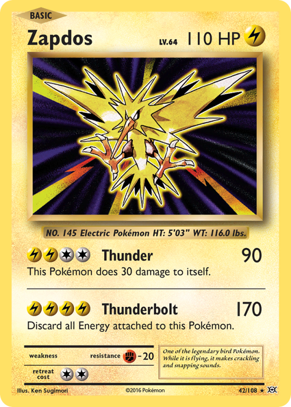 Zapdos (42 108) [XY: Evolutions] Supply