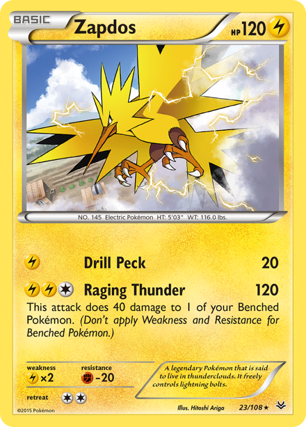 Zapdos (23 108) [XY: Roaring Skies] Online Sale